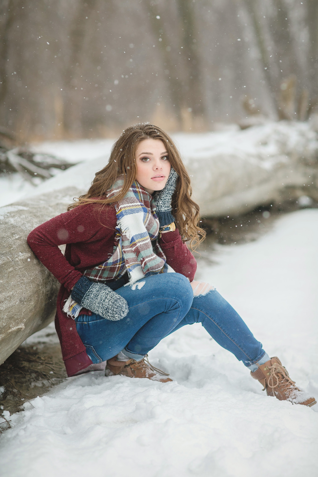 Winter Senior Model Shoot - Twin Cities Senior Portraits | Photography