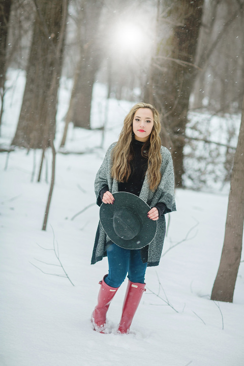 Winter Senior Model Shoot » Nealy Lanzen | Minneapolis Senior Photographer