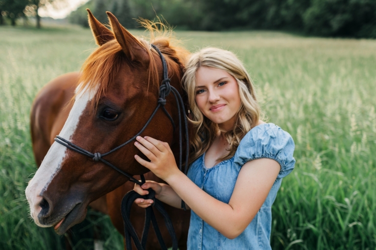 horse senior pictures