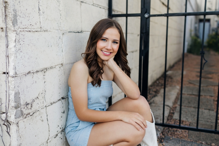 senior girl spring 