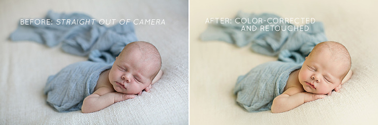 before and after newborn